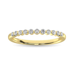 Diamond 1/4 Ct.Tw. Anniversary Ring in 14K Yellow Gold
