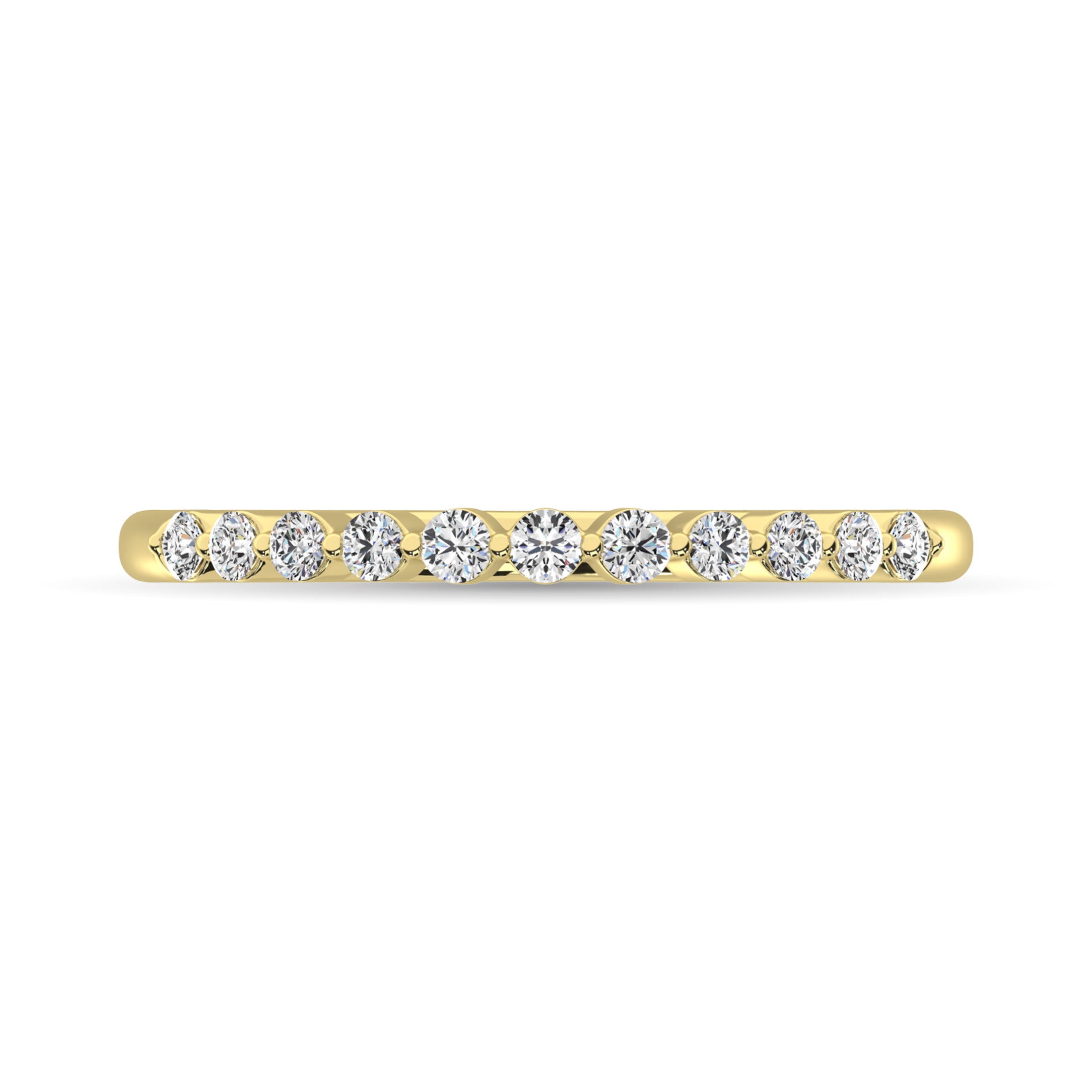 Diamond 1/4 Ct.Tw. Anniversary Ring in 14K Yellow Gold