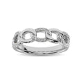 Load image into Gallery viewer, 14K White Gold 1/6 Ct.Tw. Diamond Interlinked Annivesary Band
