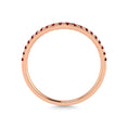 Load image into Gallery viewer, 14K Rose Gold Ruby 1/5 Ct.Tw. Curve Band

