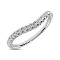 Load image into Gallery viewer, 14K White Gold 1/6 ctw Contour Band Ring
