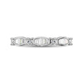 Load image into Gallery viewer, 14K White Gold 1/4 Ctw Round and Tapper Diamond Band Ring
