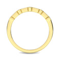 Load image into Gallery viewer, 14K Yellow Gold 1/10 Ctw Round and Tapper Diamond Band Ring
