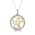 Load image into Gallery viewer, 10K White Gold 1/4 Ct.Tw. Diamond Circle Pendant
