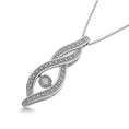 Load image into Gallery viewer, Sterling Silver Moving Diamond Accent Fashion Pendant
