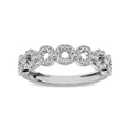 Load image into Gallery viewer, 14K White Gold 1/3 Ct.Tw. Diamond 7 Station Stackable Band
