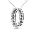 Load image into Gallery viewer, Diamond 3/8 Ct.Tw. Oval Shape Pendant in 14K White Gold
