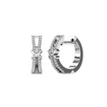 Load image into Gallery viewer, 10K White Gold 1/6 Ct.Tw. Diamond Hoop Earrings

