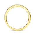 Load image into Gallery viewer, 14K Yellow Gold Round and Baguette Diamond 2/5 Ct.Tw. Anniversary Band
