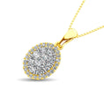 Load image into Gallery viewer, Diamond Fashion Pendant 5/8 ct tw Round Cut in 14K Yellow Gold
