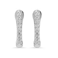 Load image into Gallery viewer, Diamond 1/10 Ct.Tw. Hoop Earrings in 14K White Gold
