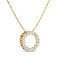 Load image into Gallery viewer, Diamond 1/4 Ct.Tw. Circle Pendant in 14K Yellow Gold
