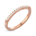 Load image into Gallery viewer, Diamond Wedding Band 1/6 ct tw in 10K Rose Gold
