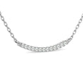 Load image into Gallery viewer, Diamond Round Cut Fashion Necklace 1/6 ct tw in 10K White Gold
