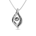 Load image into Gallery viewer, Diamond Slide Pendant 1/10 ct tw in 10K White Gold
