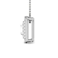 Load image into Gallery viewer, Diamond 1/4 Ct.Tw. Round and Baguette Fashion Pendant in 10K White Gold
