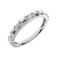 Load image into Gallery viewer, Diamond 1/6 ct tw Anniversary Ring in 14K White Gold
