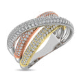 Load image into Gallery viewer, Diamond 1 ct tw Fashion Ring in 14K Three Tone Gold

