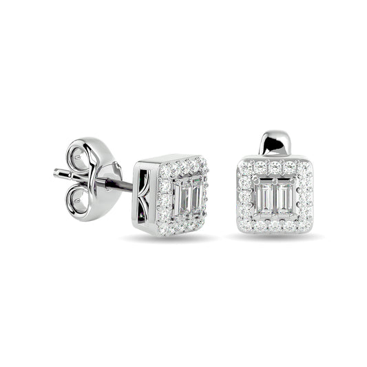 Diamond 1/4 Ct.Tw. Fashion Earrings in 10K White Gold