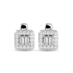 Diamond 1/4 Ct.Tw. Fashion Earrings in 10K White Gold