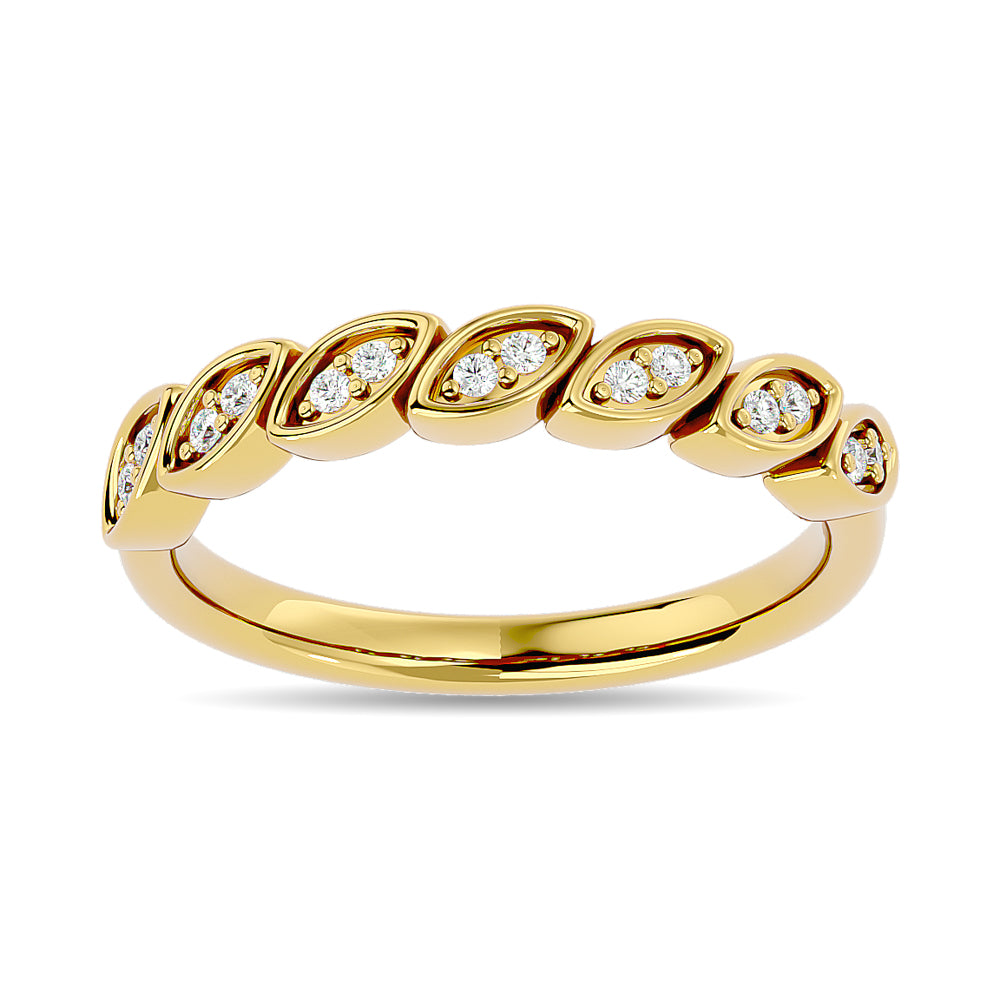 Diamond 1/10 ct tw Stackable Ring in 14K Yellow Gold