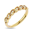Load image into Gallery viewer, Diamond 1/10 ct tw Stackable Ring in 14K Yellow Gold
