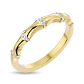 Load image into Gallery viewer, Diamond 1/8 ct tw Stackable Ring in 14K Yellow Gold
