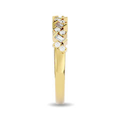 Diamond 1/5 ct tw Stackable Ring in 14K Yellow Gold