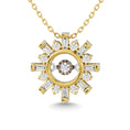 Load image into Gallery viewer, Diamond 1/4 Ct.Tw. Shimmering Pendant in 14K Yellow Gold
