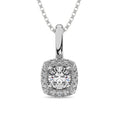Load image into Gallery viewer, Diamond 1/5 ct tw Round Cut Fashion Pendant in 10K White Gold
