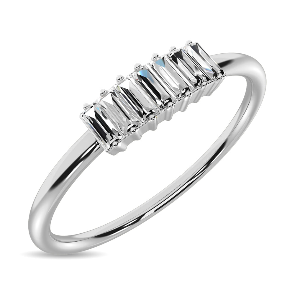 Diamond 1/10 Ct.Tw. Fashion Ring in 14K White Gold