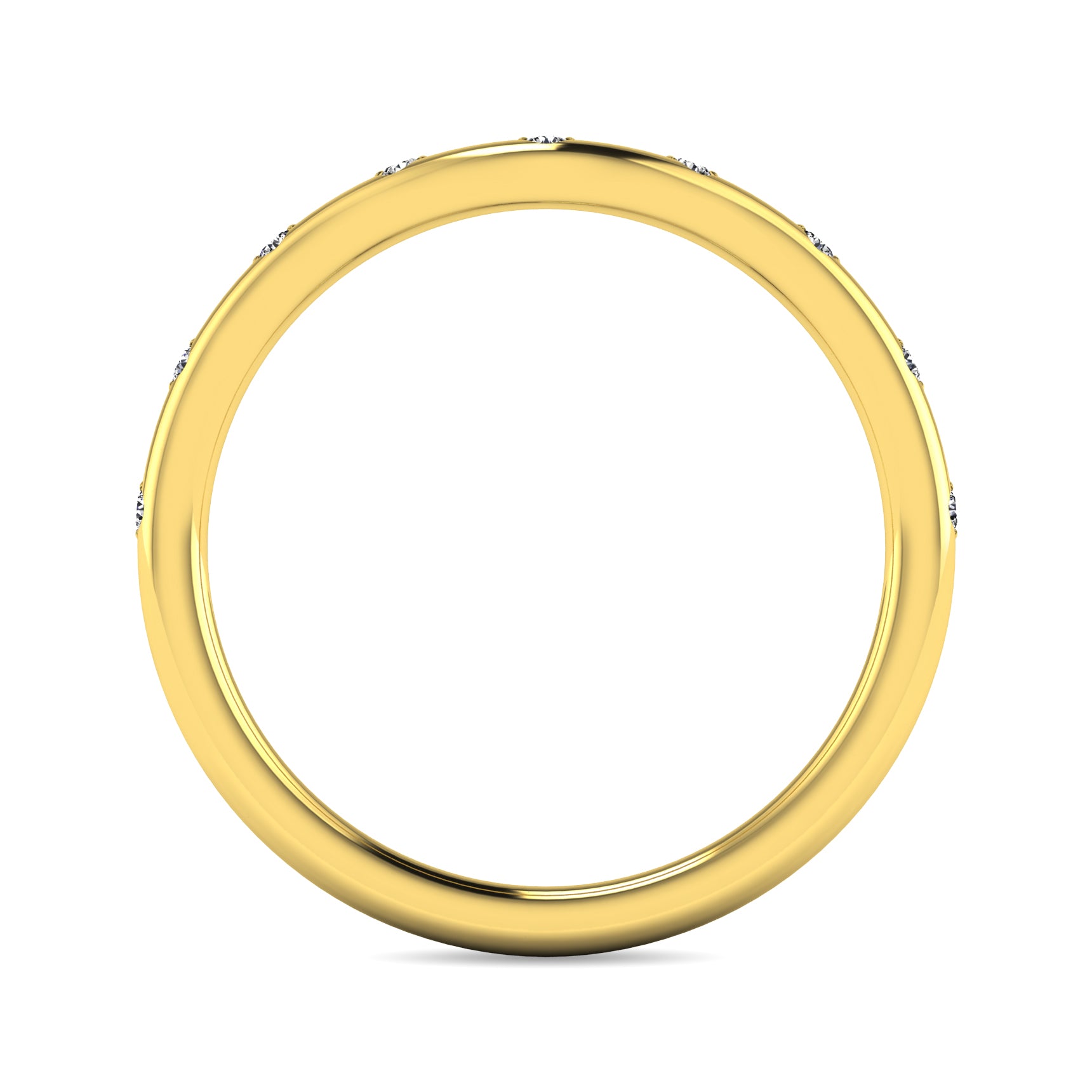 Diamond 1/10 ct tw Stackable Ring in 10K Yellow Gold