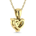 Load image into Gallery viewer, Diamond 1/6 Ct.Tw. Heart Pendant in 10K Yellow Gold
