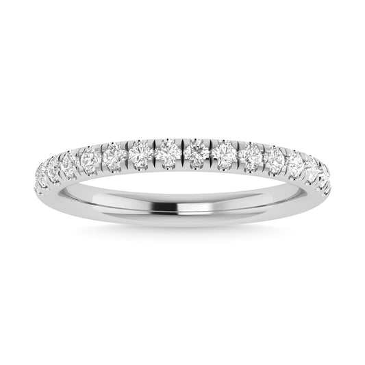 Diamond 3/8 Ct.Tw. Anniversary Band in 14K White Gold