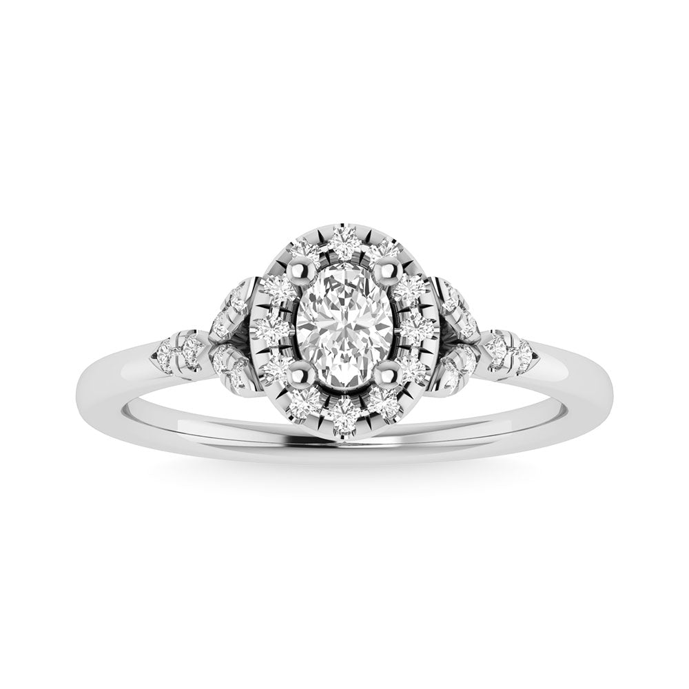 Diamond 1/2 Ct.Tw. Engagement Ring in 14K White Gold