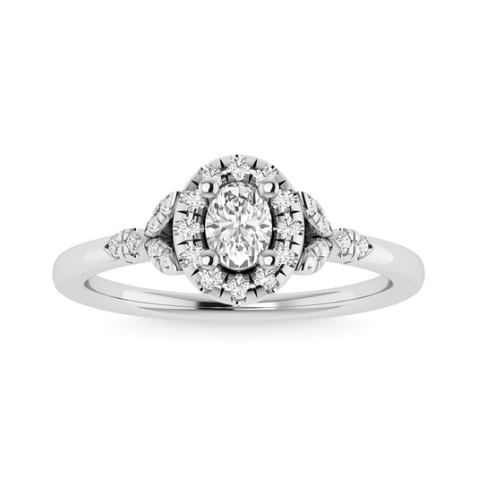 Diamond 1/2 Ct.Tw. Engagement Ring in 14K White Gold