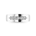 Load image into Gallery viewer, Diamond 1/2 Ct.Tw. Mens Wedding Band in 14K White Gold
