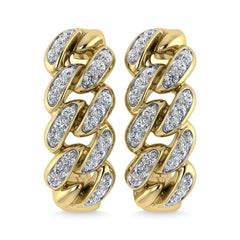 Diamond  1/5 Ct.Tw. J Earrings in 14K Yellow Gold