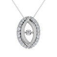Load image into Gallery viewer, 10K White Gold 1/5 Ct Ct.Tw. Diamond Shimmering Pendant
