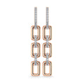 Load image into Gallery viewer, Diamond 1/6 Ct.Tw. Danglers Earrings in 10K Rose Gold
