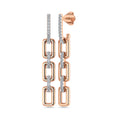 Load image into Gallery viewer, Diamond 1/6 Ct.Tw. Danglers Earrings in 10K Rose Gold
