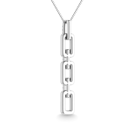 Diamond 1/8 Ct.Tw. Fashion Pendant in 10K White Gold