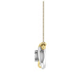 Load image into Gallery viewer, Diamond 1/10 Ct.Tw. Fashion Necklace in 10K Two Tone
