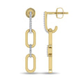 Load image into Gallery viewer, Diamond 1/10 Ct.Tw. Fashion Earrings in 10K Yellow Gold
