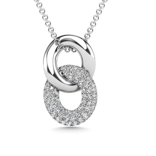 Diamond 1/5 Ct.Tw. Fashion Pendant in 10K White Gold