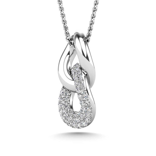 Diamond 1/5 Ct.Tw. Fashion Pendant in 10K White Gold