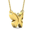 Load image into Gallery viewer, Diamond 1/10 Ct.Tw. Butterfly Pendant in 10K Yellow Gold
