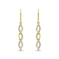 Load image into Gallery viewer, 10K Yellow Gold Diamond 1/20 Ct.Tw.  Fashion Earrings
