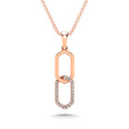 Load image into Gallery viewer, 10K Rose Gold Diamond 1/20 Ct.Tw. Fashion Pendant
