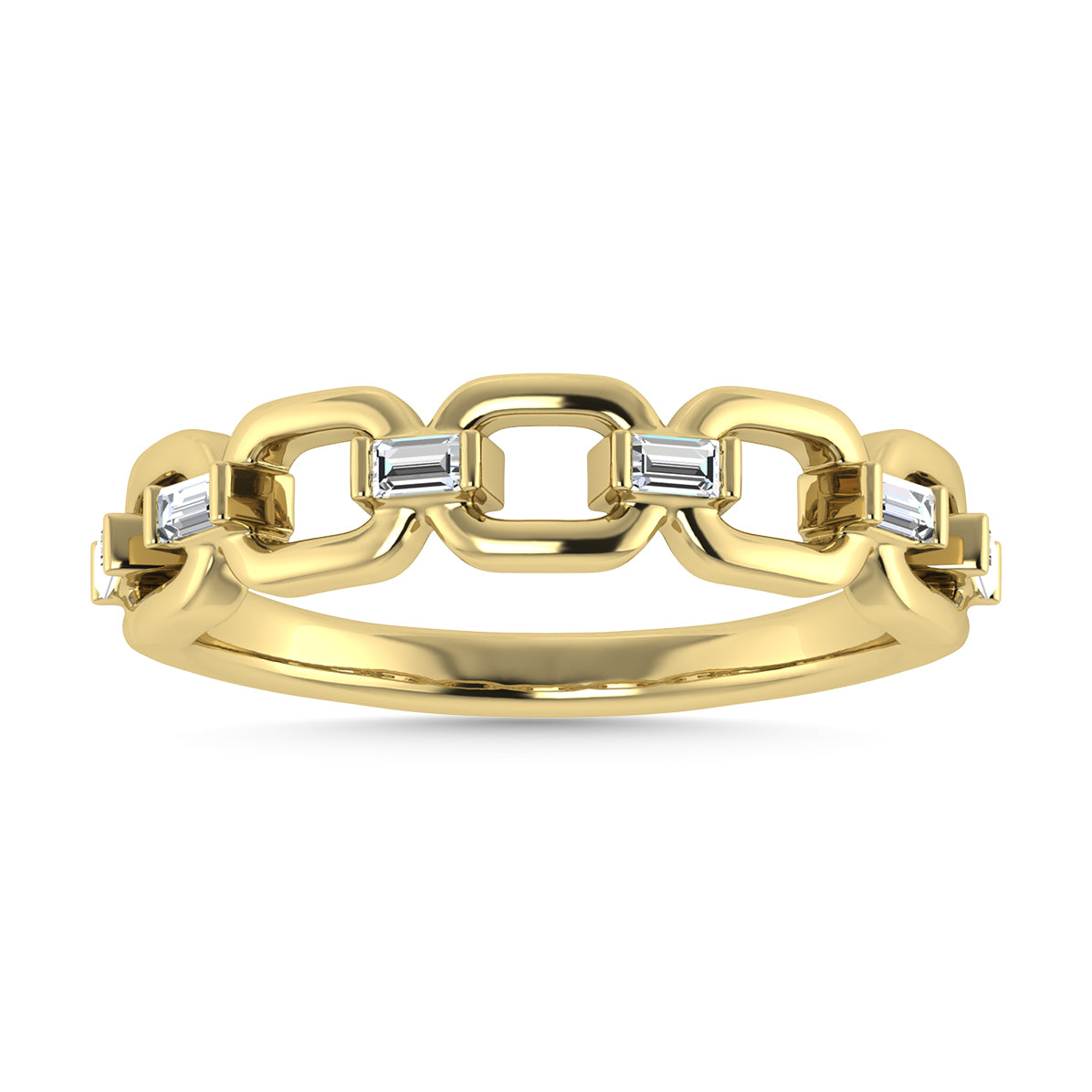 Diamond 1/8 Ct.Tw. Fashion Ring in 10K Yellow Gold